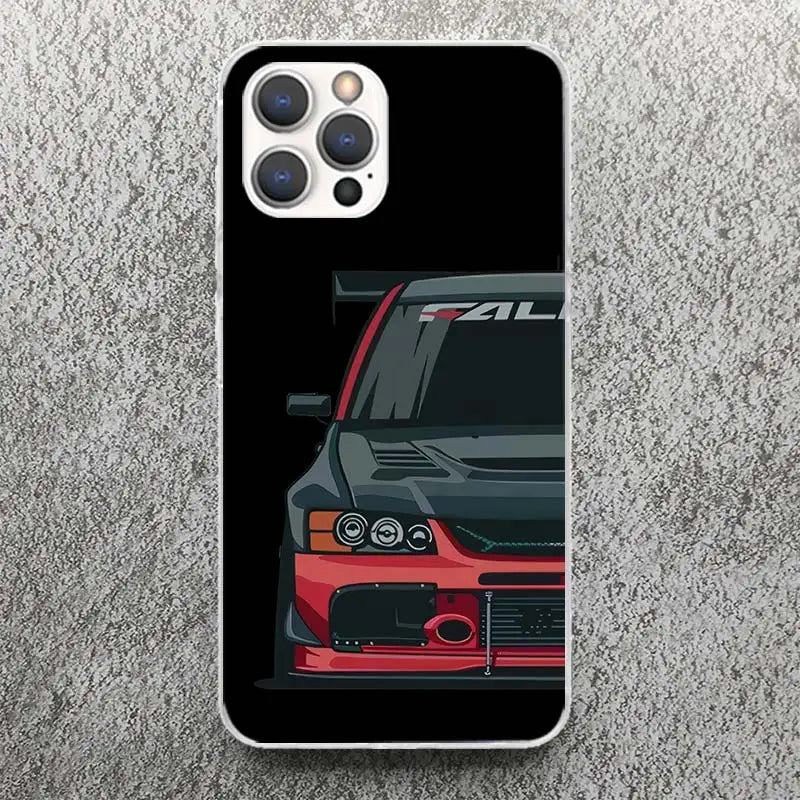 Coque IPhone en Silicone - Mitsubishi Evo
