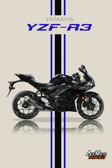 Toile Yamaha YZF-R3