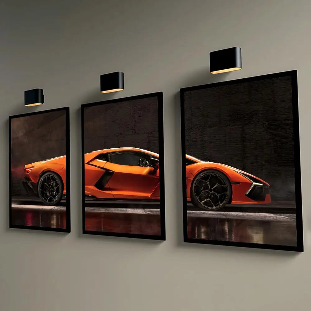 Toile 3 pièces Lamborghini Revuelto