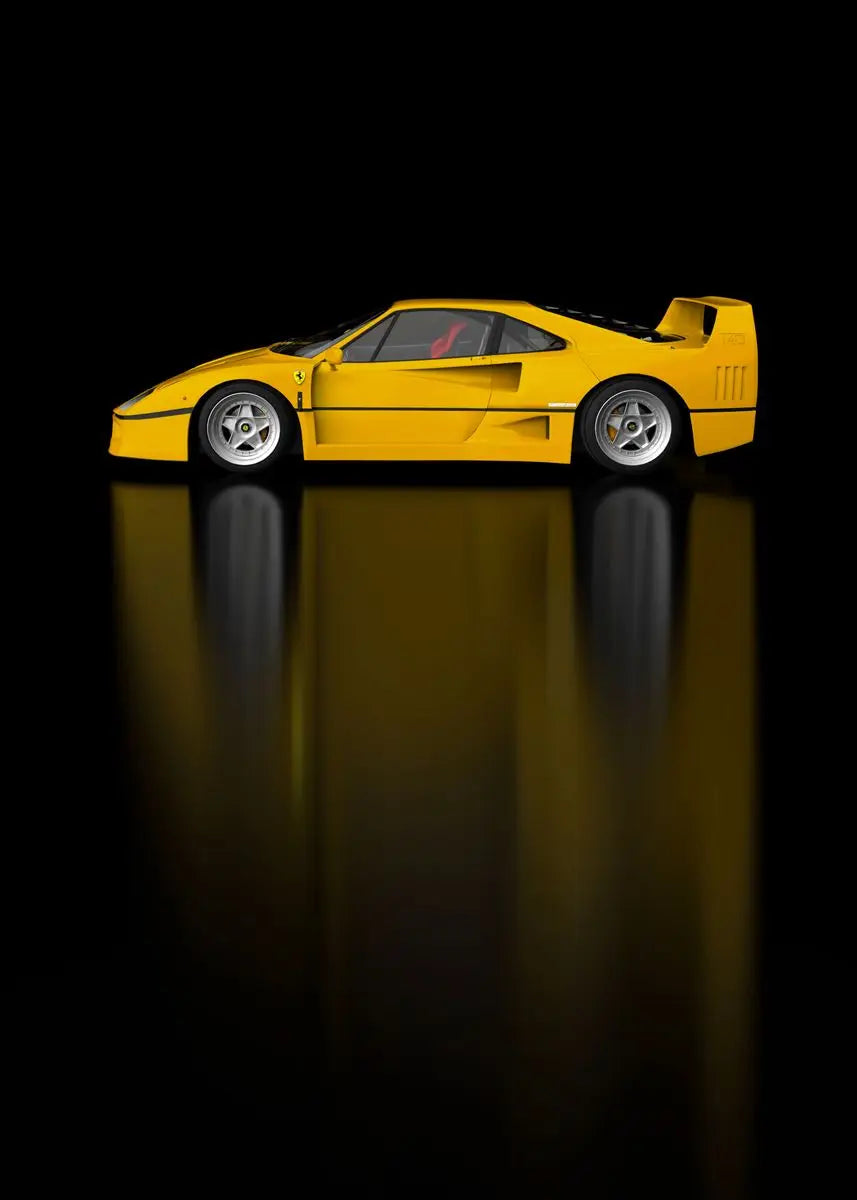 Toile Moderne Ferrari F40