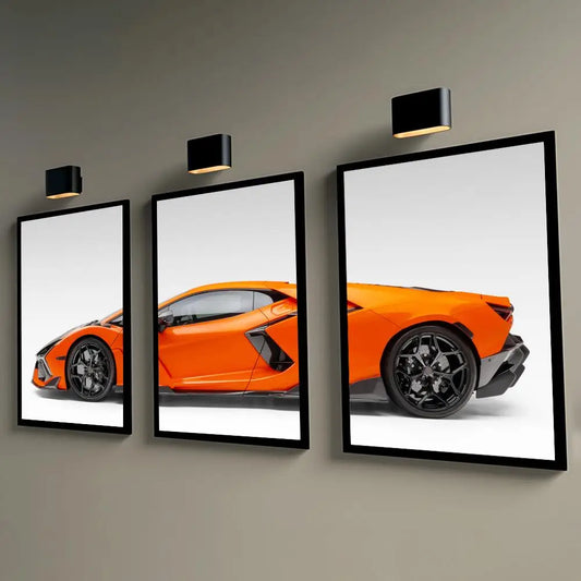 Toile 3 pièces Lamborghini Revuelto Vorstreiner