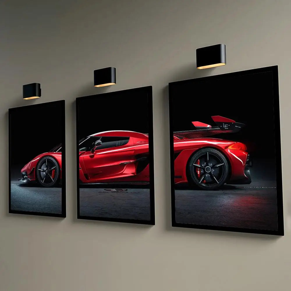 Toile 3 pièces Koenigsegg Jesko