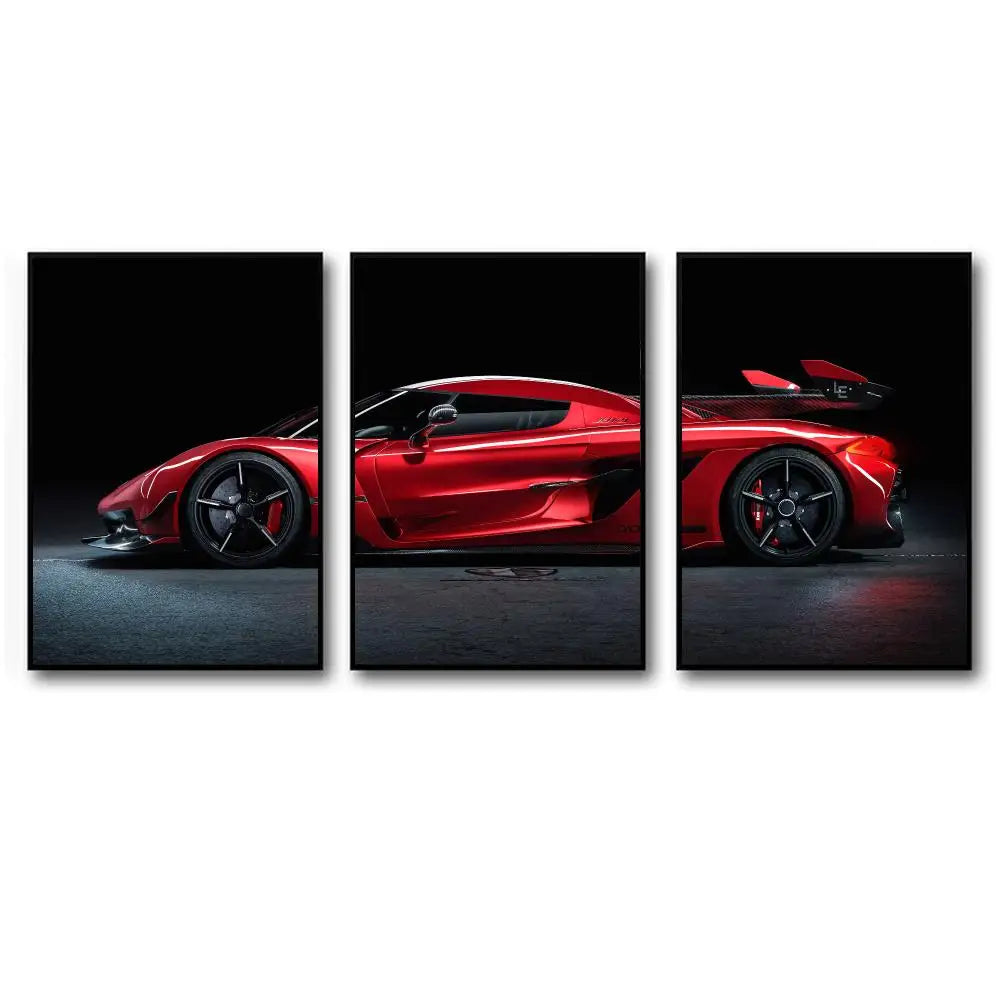 Toile 3 pièces Koenigsegg Jesko