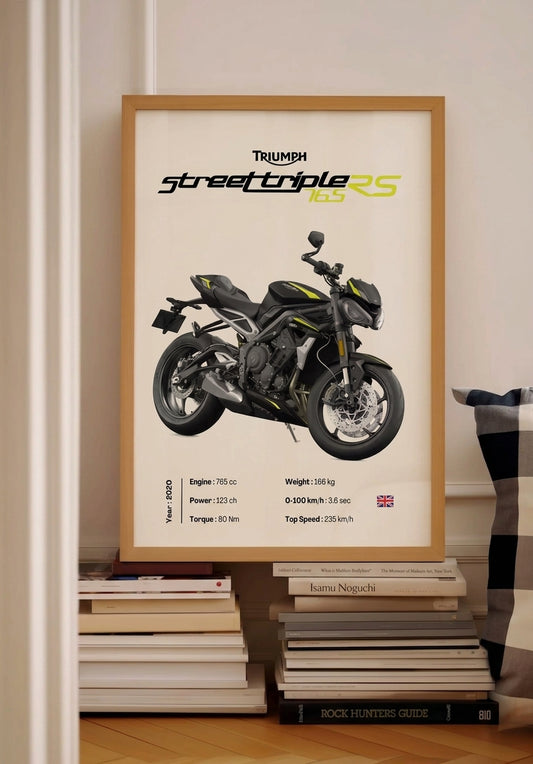 Toile Triumph Street Triple RS 765