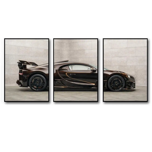 Toile 3 pièces Bugatti Chiron Mansory