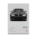 Toile Imprimée BMW F90 M5 CS (Gris)