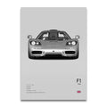 Toile Imprimée Mclaren F1 (Gris)
