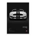 Toile Imprimée Ford Shelby GT350 (Noir)