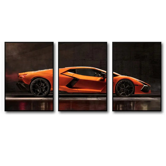 Toile 3 pièces Lamborghini Revuelto