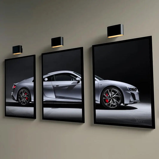 Toile 3 pièces Audi R8