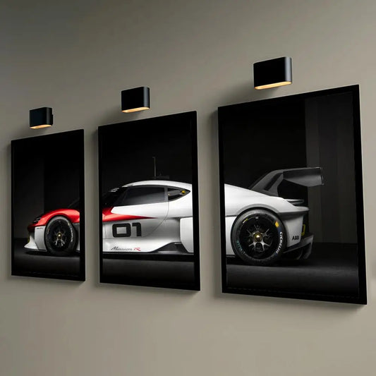 Toile 3 pièces Porsche Mission R