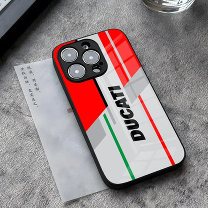 Coque iPhone Ducati - Verre Trempé