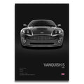 Toile Imprimée Aston Martin Vanquish S (Noir)