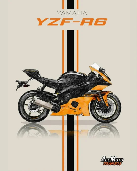 Toile Yamaha YZF-R6