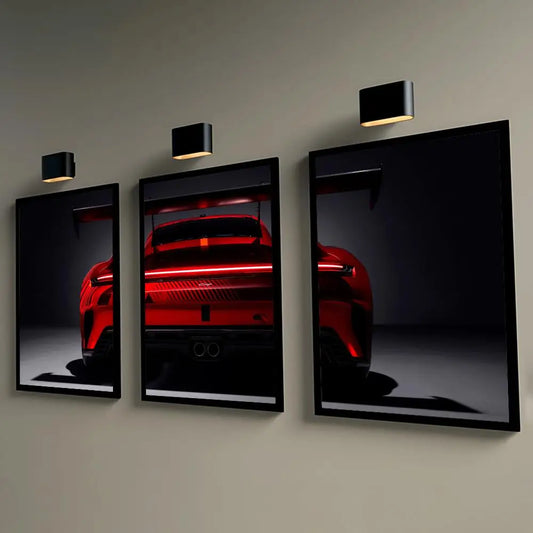 Toile 3 pièces Porsche GT3 RS