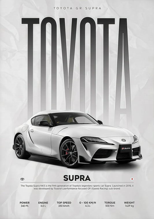 Toile Toyota Supra MK5