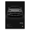 Toile Imprimée Lamborghini Urus (Noir)