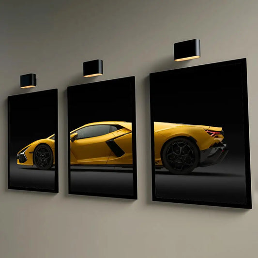 Toile 3 pièces Lamborghini Revuelto