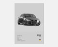 Toile Imprimée Audi RS4 B7 (Gris)