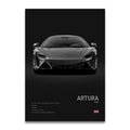 Toile Imprimée Mclaren Artura (Noir)