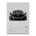 Toile Imprimée Mclaren P1 (Gris)