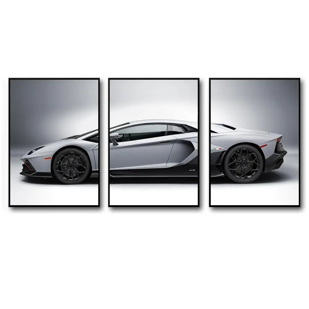 Toile 3 pièces Lamborghini Aventador Ultimae