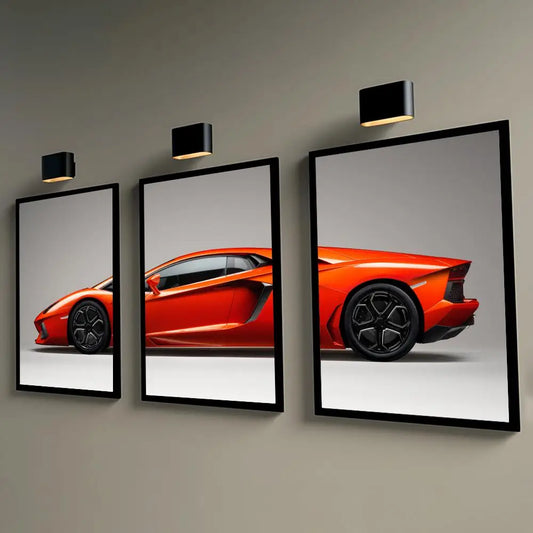 Toile 3 pièces Lamborghini Aventador LP700-4