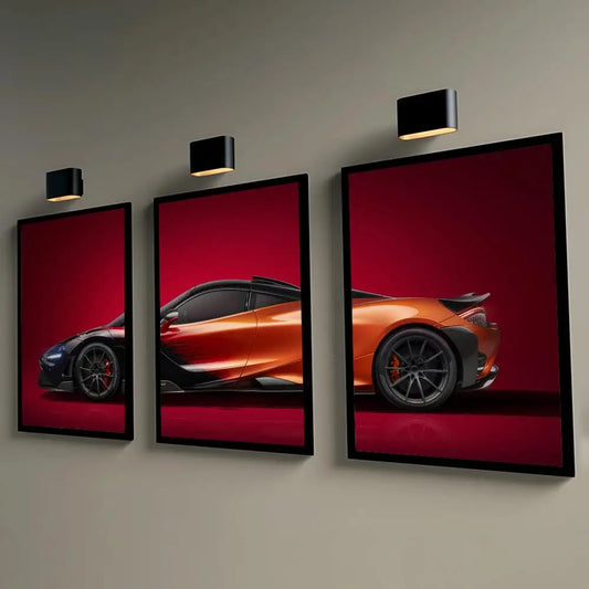 Toile 3 pièces Mclaren 765LT