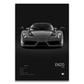 Toile Imprimée Ferrari Enzo (Noir)