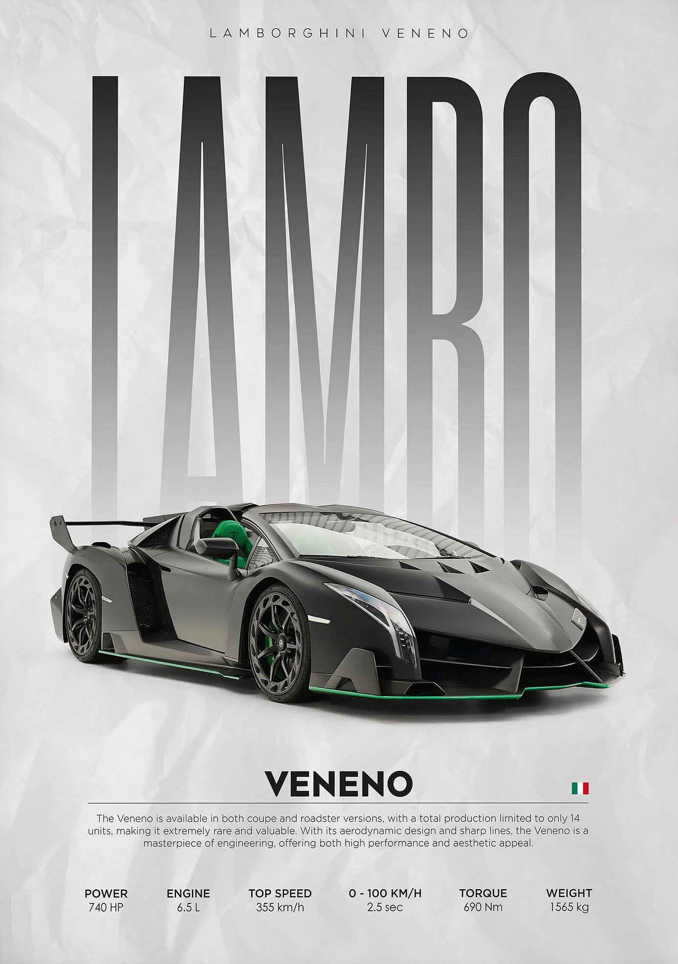 Toile Lamborghini Veneno