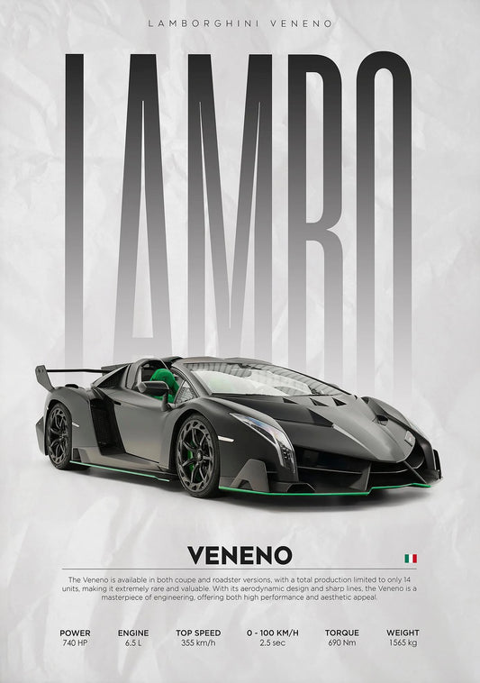 Toile Lamborghini Veneno