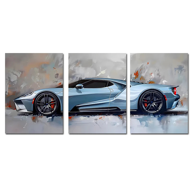 Toile Imprimée Ford GT (3 pièces)