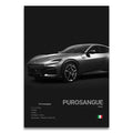 Toile Imprimée Ferrari Purosangue (Noir)