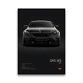 Toile Imprimée BMW G90 M5 (Noir)