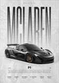 Toile Imprimée Mclaren P1