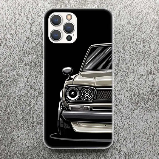 Coque IPhone en Silicone - Nissan Skyline GTR