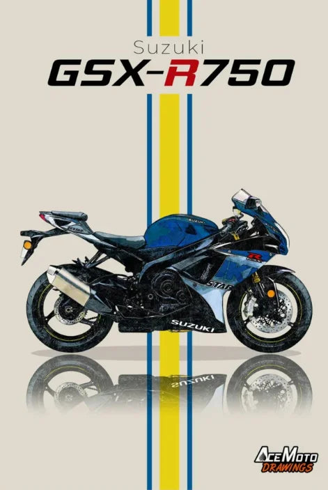 Toile Suzuki GSX-R 750