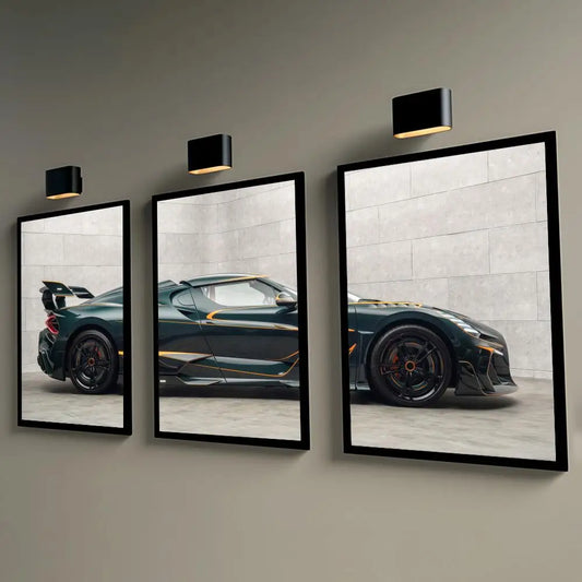 Toile 3 pièces Bugatti Mistral Mansory