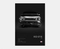 Toile Imprimée Nissan GTR R32 (Noir)
