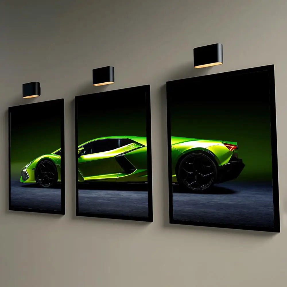 Toile 3 pièces Lamborghini Revuelto