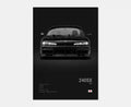 Toile Imprimée Nissan 240SX 1997 (Noir)