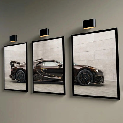 Toile 3 pièces Bugatti Chiron Mansory
