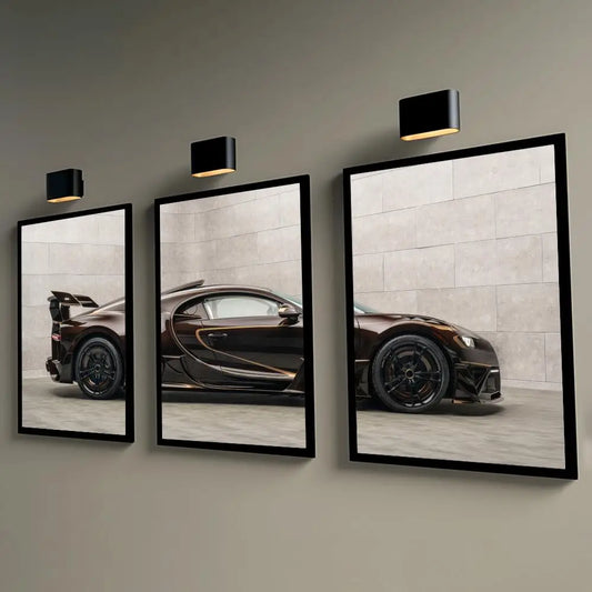Toile 3 pièces Bugatti Chiron Mansory