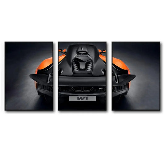Toile 3 pièces Mclaren W1