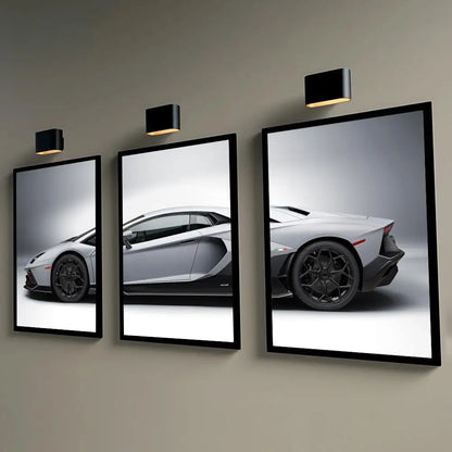 Toile 3 pièces Lamborghini Aventador Ultimae