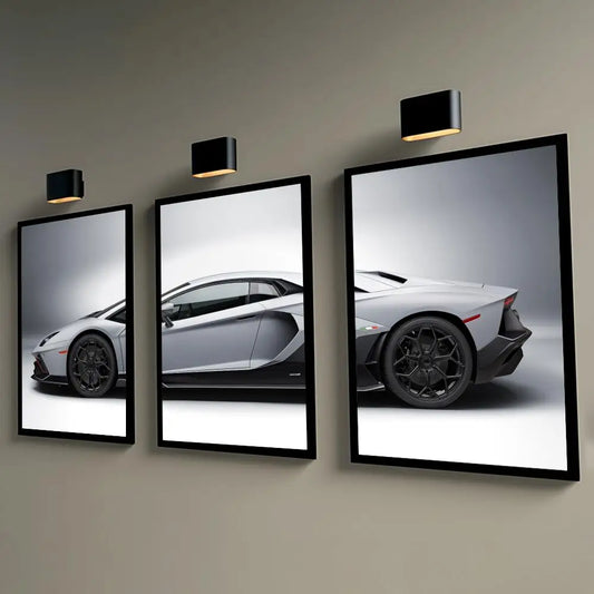 Toile 3 pièces Lamborghini Aventador Ultimae
