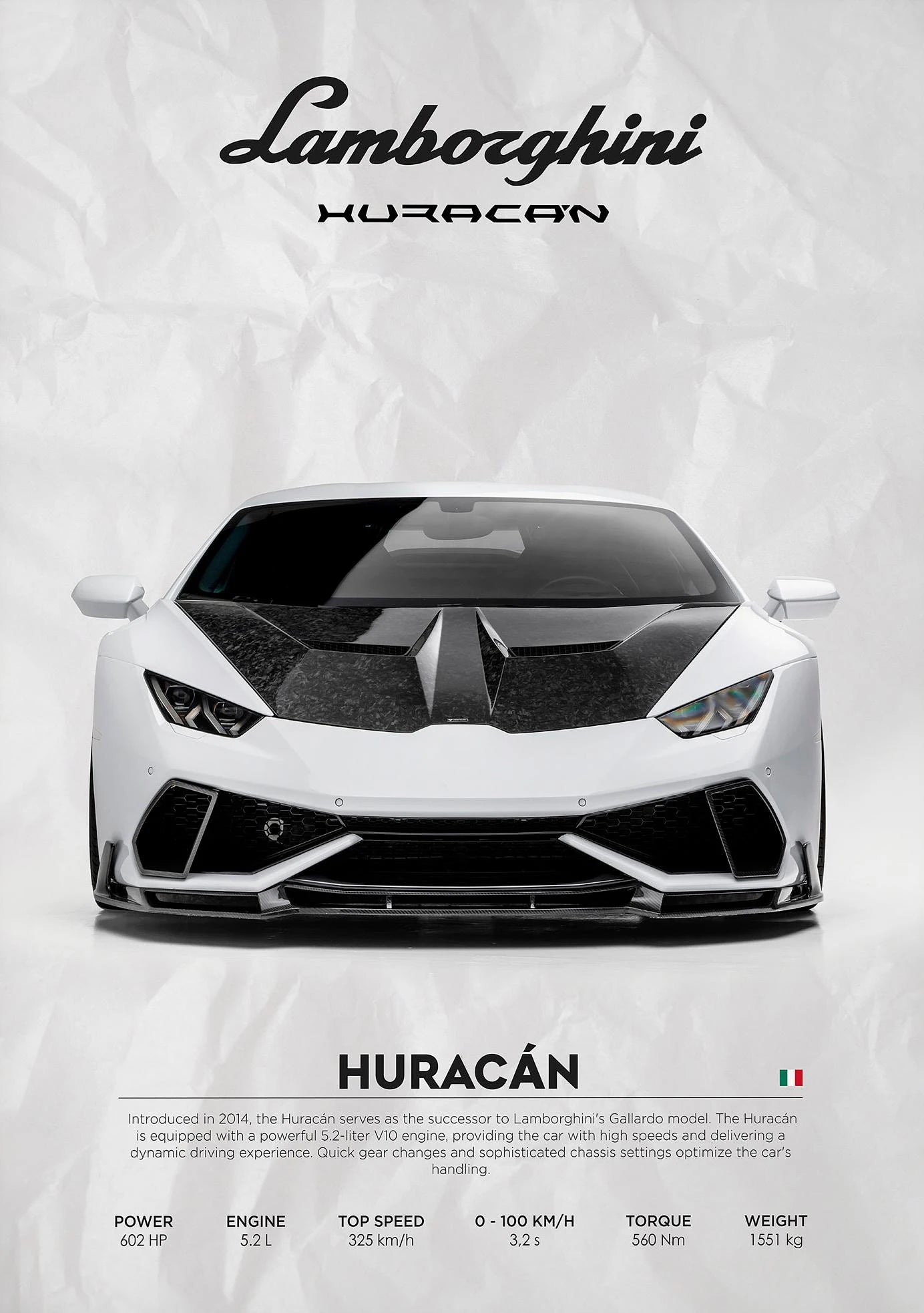 Toile Lamborghini Huracan