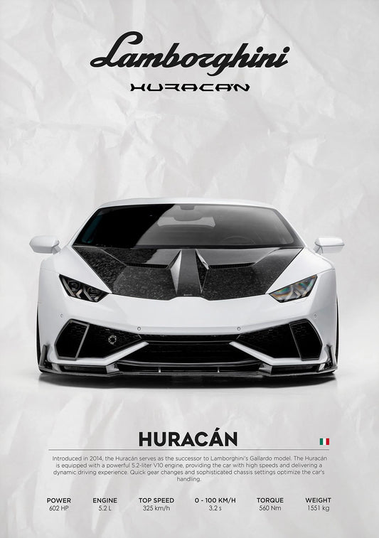 Toile Lamborghini Huracan
