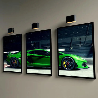 Toile 3 pièces Lamborghini Aventador SVJ