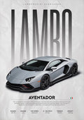 Toile Imprimée Lamborghini Avantador